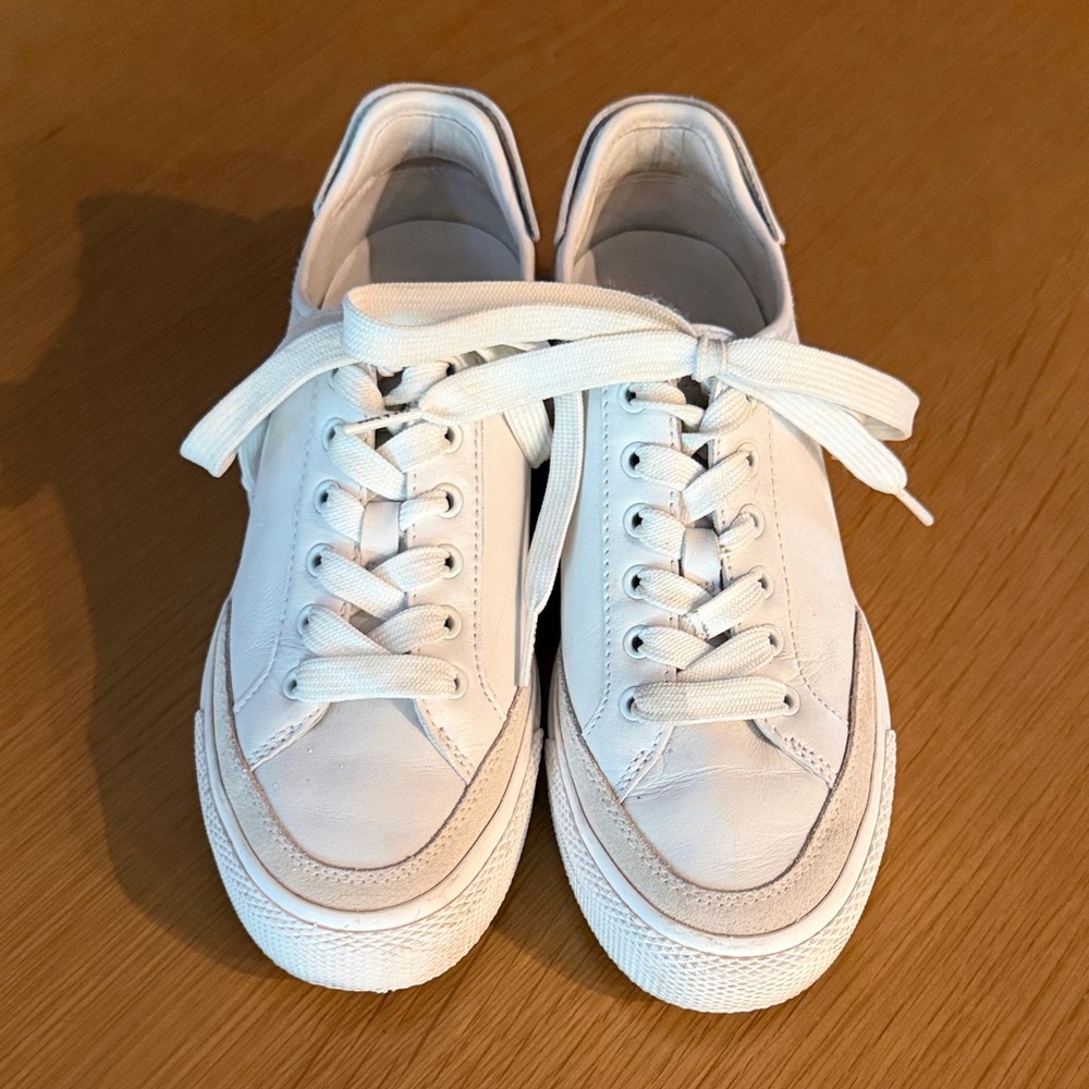 Rag & Bone White Leather Sneakers size 37.5